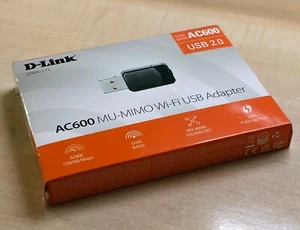 D-Link DWA-171 WiFi WLAN AC600 MU-MIMO DUAL BAND USB Adapter Dongle - Bild 1 von 3