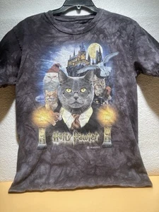 The Mountain x Harry Potter Hairy Pawter Mens Medium Gray Tie Dye Tshirt - Picture 1 of 6