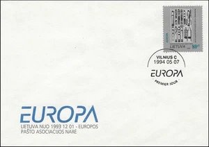 Kazimieras Semenavičius Artillery and Rocket Technology Lithuania FDC 1994 - Picture 1 of 1