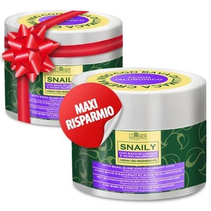 Crema Viso Antirughe Con Bava di Lumaca 70% e Acido Ialuronico Puro 100%. 300ml - Foto 1 di 24