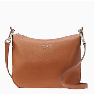 Kate Spade Rosie hellbraune Leder Umhängetasche camel Damen Reißverschluss Reise - Bild 1 von 12