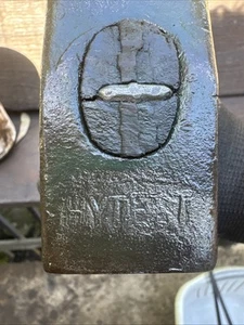 4 Lb HYTEST Lump Hammer Vintage Old Tool AUSTRALIA Flat Square Faces - Picture 1 of 13
