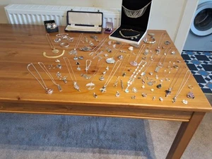 Job Lot Sterling Silver Assorted Jewellery Mackintosh Style Agate Pendant Pl - Picture 1 of 21