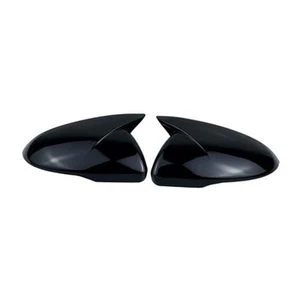 Rear View Side Mirror Cover Side Mirror Cap Compatible with Kia Glossy Black - Picture 1 of 7