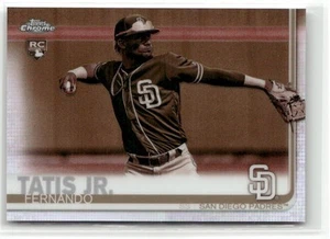 2019 Topps Chrome #203 Fernando Tatis Jr. Rookie Seppia Rifrattore Padres RC - Foto 1 di 2