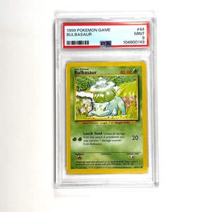 PSA 9 Bulbasaur 044/102 Base Set Regular Pokemon TCG - Bild 1 von 2