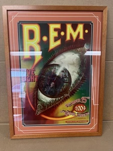 R.E.M. Poster concerto Berkeley 2004, professionalmente opaco e incorniciato - Foto 1 di 9