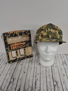Vintage Club Camel Hat Camouflage Snapback Promo 90s Joe Cool Tobacco Camo NOS - Picture 1 of 10