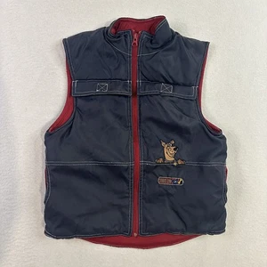Vintage Scooby-Doo Embroidered Vest Youth Kid's Size 7 Cartoon Network Y2K - Picture 1 of 9
