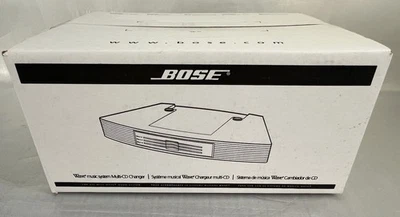 NEW FACTORY SEALED Bose Wave Music System Multi-CD Changer Titanium Silver - Image 1 of 4