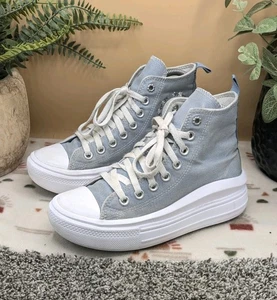 Converse CT All Star High Platform Lace Up Youth Size 4 Shoes Casual Flowers - Picture 1 of 8