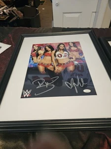 WWE Divas The Bella Twins handsigniertes 16x20 gerahmtes Farbfoto JSA - Bild 1 von 4