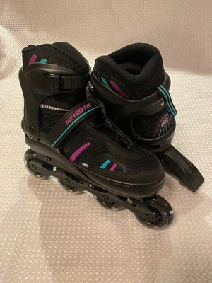 Patins em linha ajustáveis METROLLER para meninas meninos com rodas iluminadas rolo GG - Imagem 1 de 3