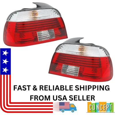 Conjunto de lámpara trasera halógena con bombillas para BMW 540i, 530i, 525i 2001-2003 Foto 1 de 4