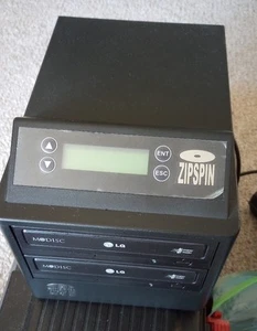 ZipSpin D121-L-S C-121-PRO CD/DVD Disc Multi-Duplicator, Burner, Recorder - Picture 1 of 8