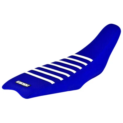 Cubierta de asiento Honda TRX 450 R ER 2004-2018 azul/blanco costillas Enjoy Mfg #197 Foto 1 de 4