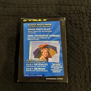 DYNEX Glossy/Borderless PHOTO PAPER 4x6 100ct - Sealed - Bild 1 von 2