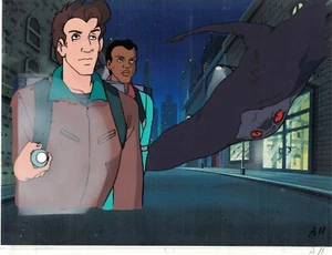 THE REAL GHOSTBUSTERS Production Animation Cel GHOSTBUSTERS TEAM und PHANTOM - Bild 1 von 12