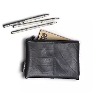 Design Ideas Retread 100% Recycled Rubber Tire Folio pouch SZ Medium color Black - Picture 1 of 3