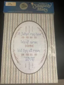 Millie’s Shapley Mats #58009Counted Cross Stitch Pattern + Mat - Picture 1 of 2