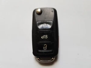 FACTORY OEM VOLKSWAGEN FLIP KEY REMOTE FCC: NBGFS93N 5K0837202BJ 4-BUTTON GOOD - Picture 1 of 11
