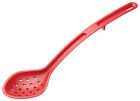 13" Perforated Serving Spoon, Red, PC, Curve (12 Each)