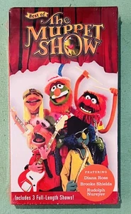 Best of the Muppet Show VHS Diana Ross, Brooke Shields, Kermit, Gonzo, SEALED - Picture 1 of 4