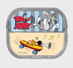 Samsung Galaxy Buds3/Buds3 Pro Tom & Jerry Surprise Tom Clear Cover Case / Korea - Picture 1 of 6