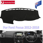 Rhd Dashboard Cover Darkmat Anti-slip Dash Mat Suede For Ford Focus 2012-2018