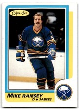 1986-87 O-Pee-Chee Mike Ramsey Buffalo Sabres #115