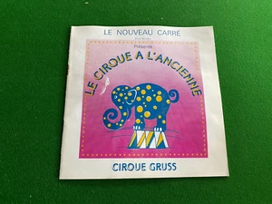 Programme Cirque - Cirque GRUSS - Le Cirque à l'Ancienne - 1977 - Picture 1 of 4