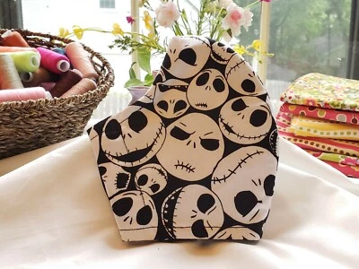 Nightmare Before Christmas Halloween Face Mask Adult / Kids Cotton   racbrez - Image 1 of 4