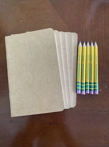 Miniature Notebook Set With Mini Ticonderoga Pencils (Set of 5) - Picture 1 of 3