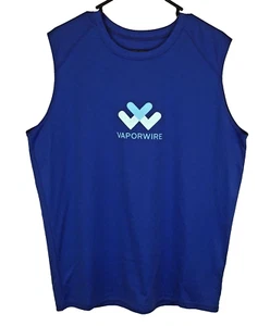 Badger Sport Mens Pullover T-Shirt Size Large VaporWire Sleeveless Blue - Picture 1 of 11