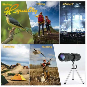 4K 10-300X40mm Super Telephoto Zoom Monocular Telescope Portable 3 Sizes - Picture 1 of 12