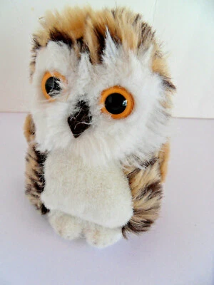 Steiff owl small with  button made in Germany 2471 - Image 1 of 4