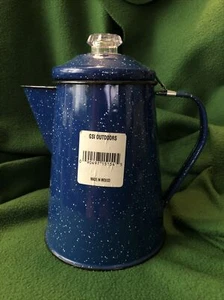 Cafetera percoladora al aire libre GSI | Esmalte para preparar café 8 tazas - Imagen 1 de 8