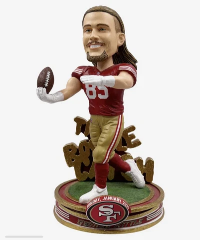 PRESALE George Kittle San Francisco 49ers Circus Catch Bobblehead #/85 FOCO Cover