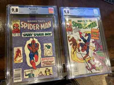 Marvel Tales Spider-Man #157 #159 NEWSSTAND Variant 9.8 CGC WP DITKO COVER 1983 - Image 1 of 2
