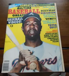 Hank Aaron All time Baseball Greats Magazine 1990 photos - Foto 1 di 5