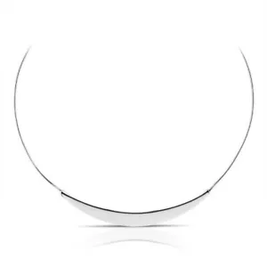 Eternity Wedding Silver 925 Pendant Necklace Plain Bold Statement Jewelry Gift - Picture 1 of 4
