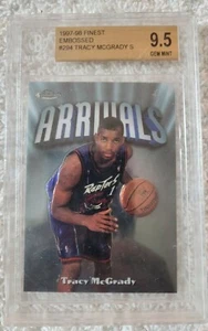 1997 98 Finest Embossed Tracy McGrady Gem Mint Rookie - Picture 1 of 2