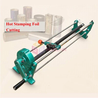 Cortador cortador manual de papel de aluminio dorado estampado en caliente corte de papel de aluminio dorado Foto 1 de 4