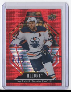 2022-23 Upper Deck Allure Red Rainbow Leon Draisaitl Edmonton Oilers #81