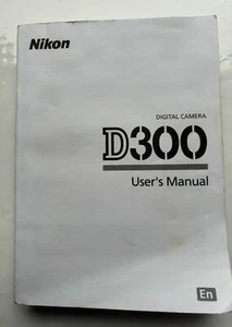 NIKON D300 Digital Camera Rare Original User Manual - Picture 1 of 4
