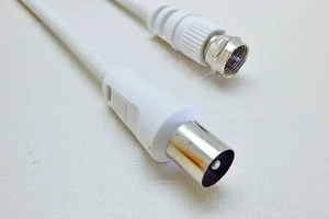 1,5m SAT-TV Antennenkabel;Sat TV Kabel; Koaxstecker auf Satstecker; SAT-TV Kabel - Bild 1 von 1