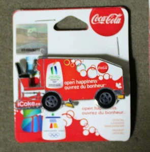 Resurfacer 1   630 Coca cola  AUTHENTIC  Vancouver 2010  Olympic PIN NEW - Picture 1 of 1