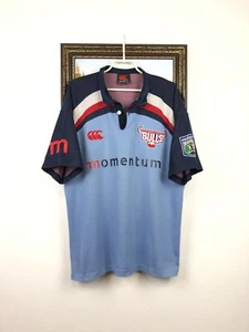 Vintage Blue Bulls Rugby Union Shirt Canterbury Jersey Mens Trikot Rare Size L - Picture 1 of 15
