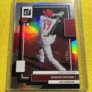 2022 Donruss SHOHEI ONTANI Season Stat Line card /46--Angels
