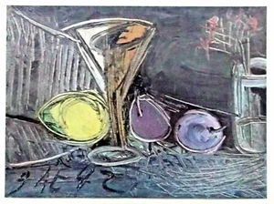 PICASSO LITHO DRUCK mit Echtheitszertifikat 1946. Unikat Geschenk $ Pablo Picasso £ € SEHR SELTENE KUNST - Bild 1 von 1